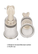SHOTS AMERICA Pumped Nipple Suction Set Medium Transparent at $19.99