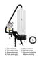SHOTS AMERICA Pumped Elite Beginner Pump with PSI Gauge Transparent at $39.99