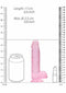SHOTS AMERICA Real Cock 6 inches Realistic Dildo with Balls Pink at $12.99