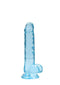 SHOTS AMERICA Realrock 7 inches Realistic Dildo with Balls Blue at $17.99