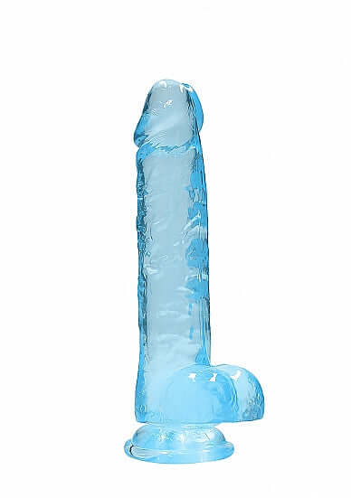 SHOTS AMERICA Realrock 8 inches Realistic Dildo with Balls Blue at $23.99