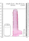 SHOTS AMERICA Real Cock 9 inches Realistic Dildo with Balls Pink at $24.99