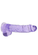 SHOTS AMERICA Real Cock 9 inches Realistic Dildo with Balls Purple at $25.99