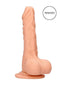 SHOTS AMERICA Realrock 9 inches Dong Flesh Light Skin Tone with Testicles at $34.99