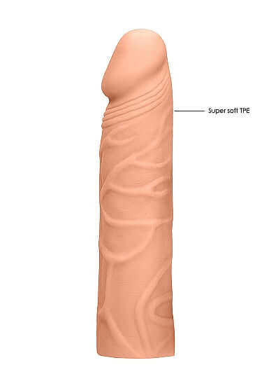 SHOTS AMERICA Realrock Penis Sleeve 7 inches Flesh Light Skin Tone at $11.99