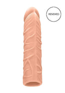 SHOTS AMERICA Realrock Penis Sleeve 7 inches Flesh Light Skin Tone at $11.99