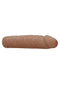 Realrock Penis Sleeve 7 inches in medium skin tone with realistic textures and lifelike shape, made from body-safe, phthalate-free TPE.