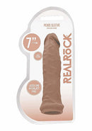 SHOTS AMERICA Realrock Penis Sleeve 6 inches Tan Medium Skin Tone at $12.99