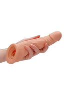 SHOTS AMERICA Realrock Penis Sleeve 8 inches Flesh Light Skin Tone at $14.99