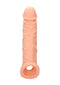SHOTS AMERICA Realrock Penis Sleeve 8 inches Flesh Light Skin Tone at $14.99