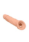 SHOTS AMERICA Realrock Penis Sleeve 8 inches Flesh Light Skin Tone at $14.99