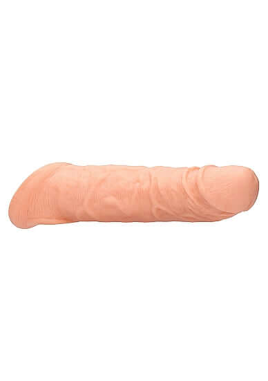 SHOTS AMERICA Realrock Penis Sleeve 8 inches Flesh Light Skin Tone at $14.99