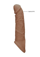 SHOTS AMERICA Realrock Penis Sleeve 8 inches Tan Medium Skin Tone at $14.99