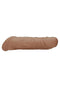 Realrock Penis Sleeve 8 inches - Tan Medium Skin Tone
