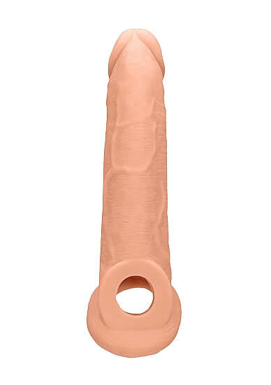 SHOTS AMERICA Realrock Penis Sleeve 9 inches Flesh Light Skin Tone at $19.99