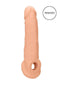 SHOTS AMERICA Realrock Penis Sleeve 9 inches Flesh Light Skin Tone at $19.99
