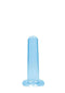 SHOTS AMERICA Realrock Non-Realistic Dildo with Suction Cup 5.3 inches Blue at $13.99