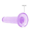 SHOTS AMERICA Realrock Non-Realistic Dildo with Suction Cup 5.3 inches Purple at $13.99