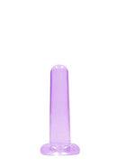 SHOTS AMERICA Realrock Non-Realistic Dildo with Suction Cup 5.3 inches Purple at $13.99