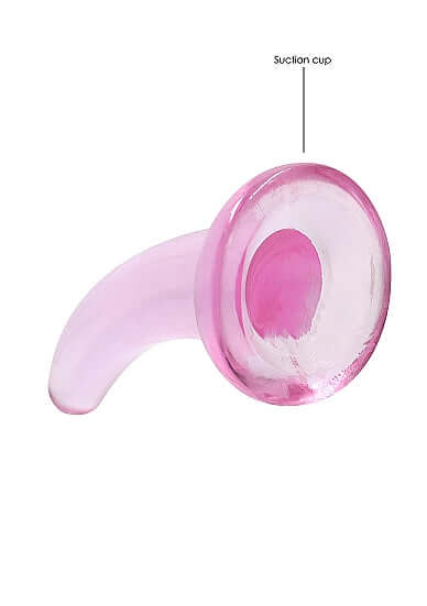 SHOTS AMERICA Realrock Non-Realistic Dildo with Suction Cup 4.5 inches Pink at $10.99