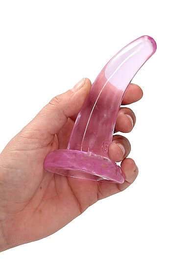 SHOTS AMERICA Realrock Non-Realistic Dildo with Suction Cup 4.5 inches Pink at $10.99