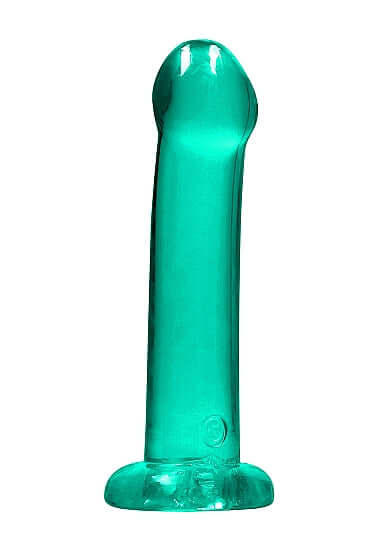 SHOTS AMERICA Realrock Non-Realistic Dildo with Suction Cup 7 inches Turquoise Green at $14.99