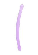 SHOTS AMERICA Realrock Non-Realistic Double Dong 17 inches in total length Purple at $27.99