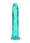 Realrock Straight Realistic 7 inches Dildo Turquoise