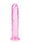 Realrock Realistic Straight Dildo 8 inches Pink