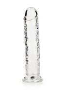 Crystal clear Realrock Realistic Straight Dildo 9 inches for intimate pleasure by Shots Toys