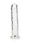 Crystal clear Realrock Realistic Straight Dildo 9 inches for intimate pleasure by Shots Toys