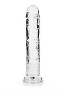 Realrock Realistic Straight Dildo 9 inches crystal clear pleasure by Shots Toys