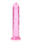 Realrock Crystal Clear Realistic Pink Dildo 11 inches transparent pleasure toy for vaginal and anal play