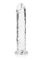 Realrock Crystal Clear Dildo 11 inches transparent pleasure toy for anal and vaginal stimulation