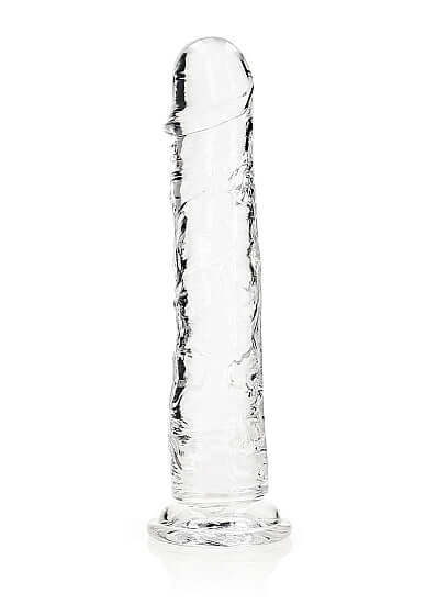 Realrock Crystal Clear Dildo 11 inches from Shots Toys transparent pleasure product for anal and vaginal use