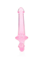 Realrock Strapless Strap On 6 Inches in pink, made from body-safe materials for pleasurable use.