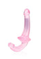 Realrock Strapless Strap On 6 Inches Pink, harness-free, body-safe and ideal for vaginal or anal pleasure.