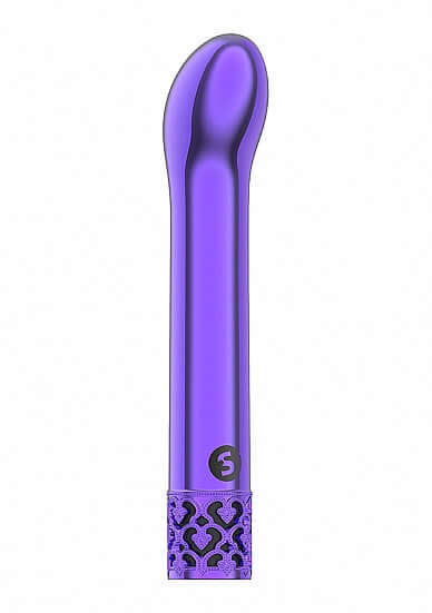 SHOTS AMERICA Royal Gems Jewel Purple ABS Plastic Bullet Vibrator Rechargeable at $23.99