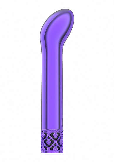 SHOTS AMERICA Royal Gems Jewel Purple ABS Plastic Bullet Vibrator Rechargeable at $23.99