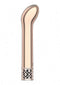 SHOTS AMERICA Royal Gems Jewel Rose Gold ABS Plastic Bullet Vibrator Rechargeable at $23.99