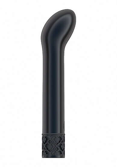 Royal Gems Jewel G-Spot Gunmetal Plastic Vibrator Rechargeable