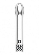 Royal Gems Jewel G-Spot Silver ABS Plastic G-Spot Vibrator Rechargeable