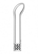 Royal Gems Jewel G-Spot Silver ABS Plastic G-Spot Vibrator Rechargeable