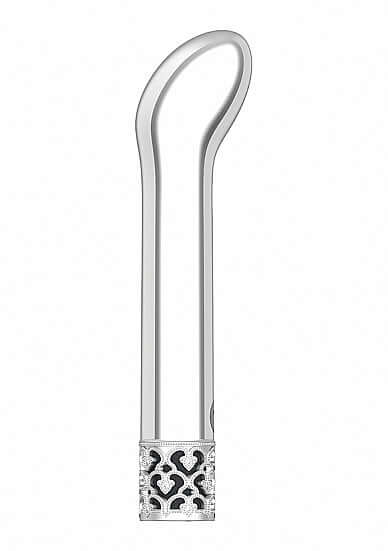 Royal Gems Jewel G-Spot Silver ABS Plastic G-Spot Vibrator Rechargeable