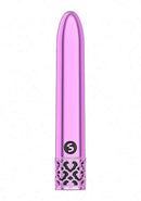 SHOTS AMERICA Royal Gems Shiny Pink ABS Plastic Bullet Vibrator Rechargeable at $23.99