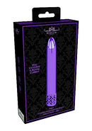 SHOTS AMERICA Royal Gems Shiny Purple ABS Plastic Bullet Vibrator Rechargeable at $23.99