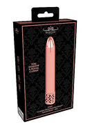 SHOTS AMERICA Royal Gems Shiny Rose ABS Plastic Bullet Vibrator Rechargeable at $23.99
