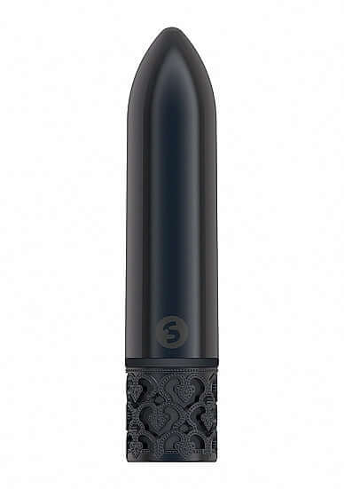 Royal Gems Glamor Powerful Gunmetal Bullet Vibrator Rechargeable