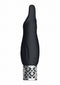 SHOTS AMERICA Royal Gems Sparkle Black Rechargeable Silicone Bullet Vibrator at $34.99