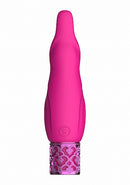 SHOTS AMERICA Royal Gems Sparkle Pink Rechargeable Silicone Bullet Vibrator at $34.99